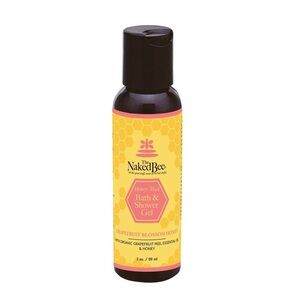 New The Naked Bee 2 oz Mini Bath & Shower Gel Grapefruit Blossom Honey